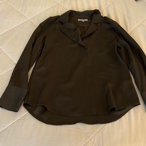 Frame, silk pop over shirt, size small, like new
